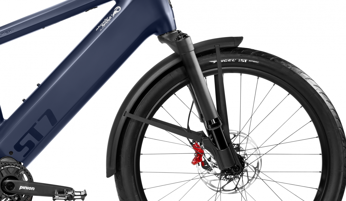 Suspension fork black on Stromer ST7 Speed Pedelec